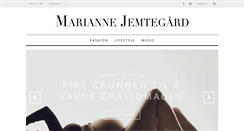Desktop Screenshot of mariannejemtegard.com